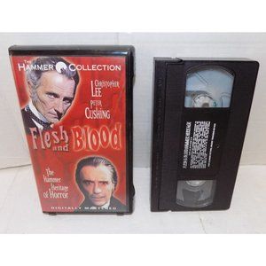 Flesh And Blood The Hammer Heritage Of Horror VHS 1997 Chrisopher Lee Dracula